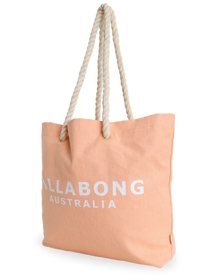 Society Beach Tote Bag in Blue image 3