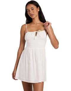 High Noon Mini Dress In White