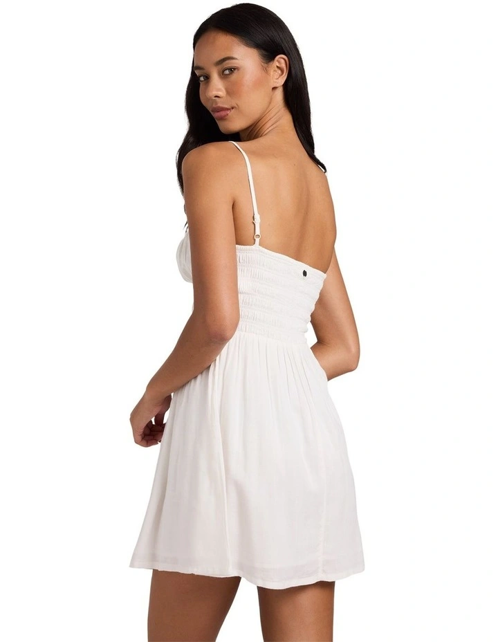 High Noon Mini Dress In White image 2