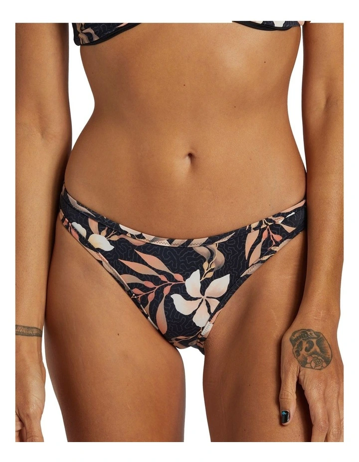 Womens Coral Gardeners High Leg Bikini Bottom Multi image 4