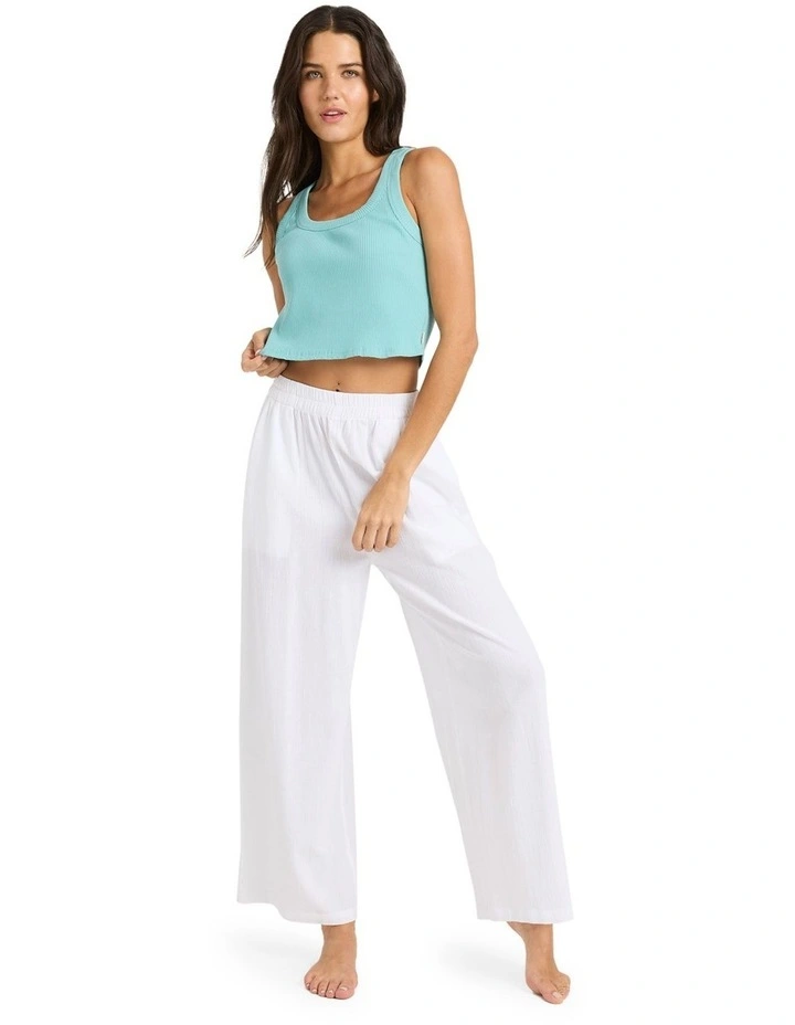 Rerun Knitted Tank in Blue Mist image 5