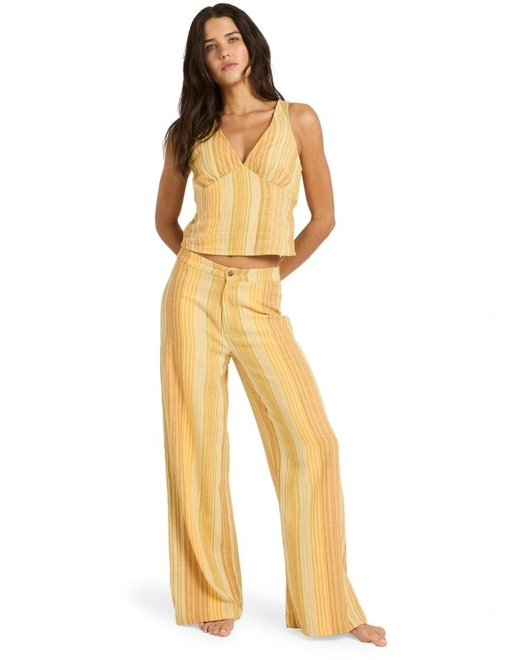 Hazy Daze Cropped Top in Brown Multi image 5