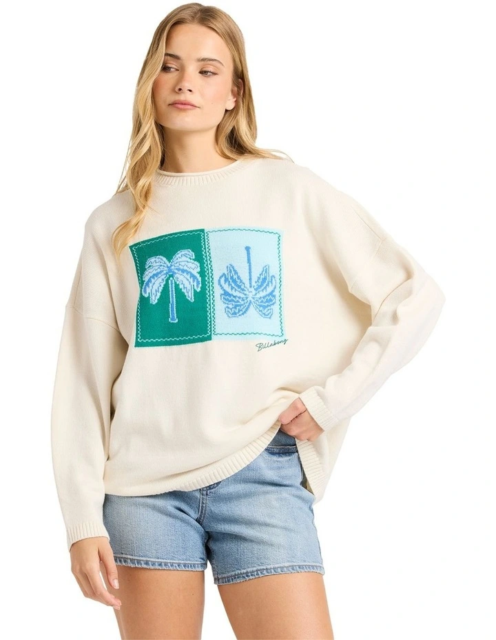 Double Take Sweatshirt Salt Crystal image 1