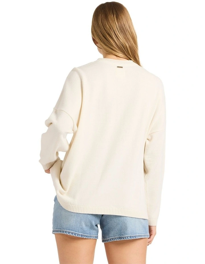 Double Take Sweatshirt Salt Crystal image 2