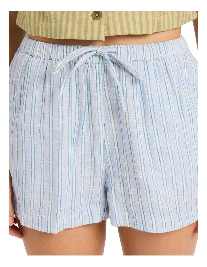 Wanderer Elastic Waist Shorts in Twilight Blue image 4