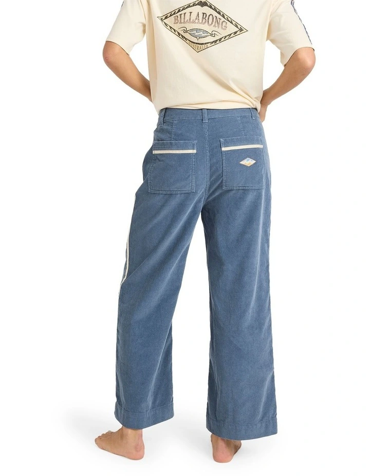 Sea Tone Corduroy Pants in Stone Blue image 2