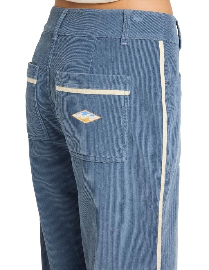 Sea Tone Corduroy Pants in Stone Blue image 4