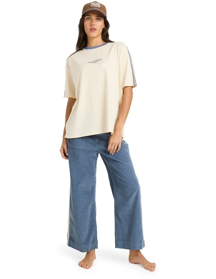 Sea Tone Corduroy Pants in Stone Blue image 5