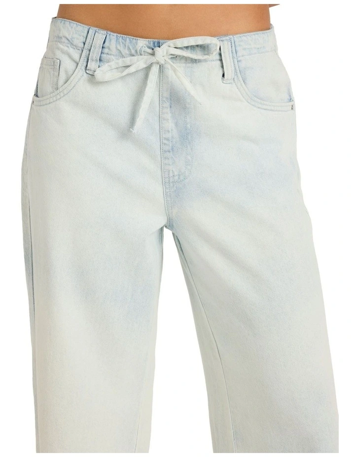 Jade Saltwashed Linen Pants in Blue Mist image 4