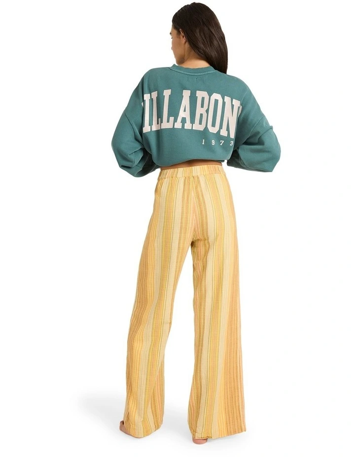 Hazy Daze Linen Pants in Brown Multi image 2