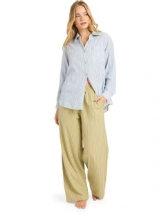 Another Wave Elastic Waist Pants Cedar
