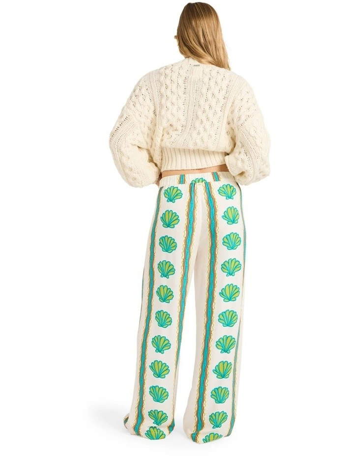 Coastal Crush Linen Pants in Salt Crystal image 2