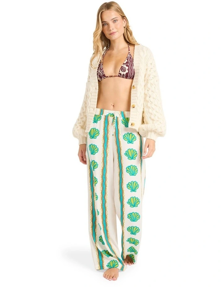 Coastal Crush Linen Pants in Salt Crystal image 5