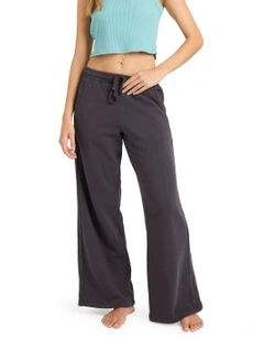The Avery Fleece Sweatpants Black Sands