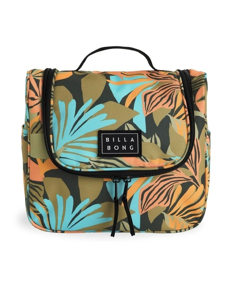 Travel Beauty Satchel Bag in Black/Sands image 1