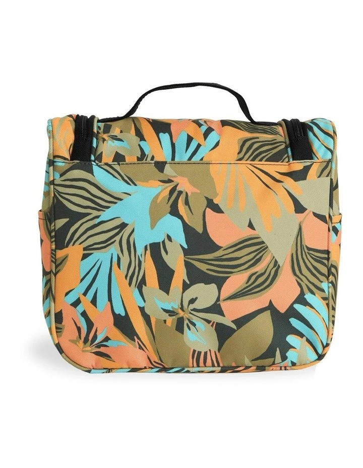 Travel Beauty Satchel Bag in Black/Sands image 2