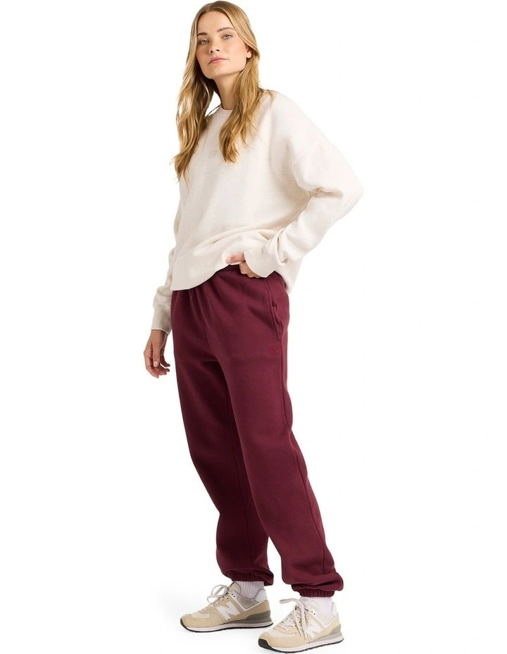 Wave Essentials Track Pants Red Dahlia image 3