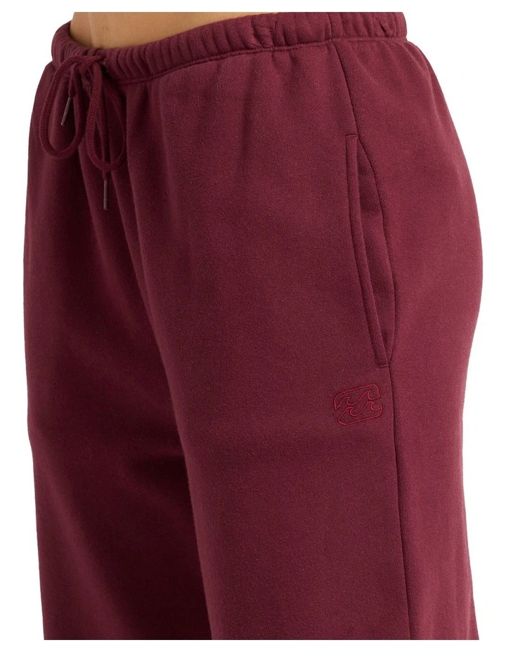 Wave Essentials Track Pants Red Dahlia image 4