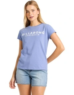 Society T-Shirt Washed Blue