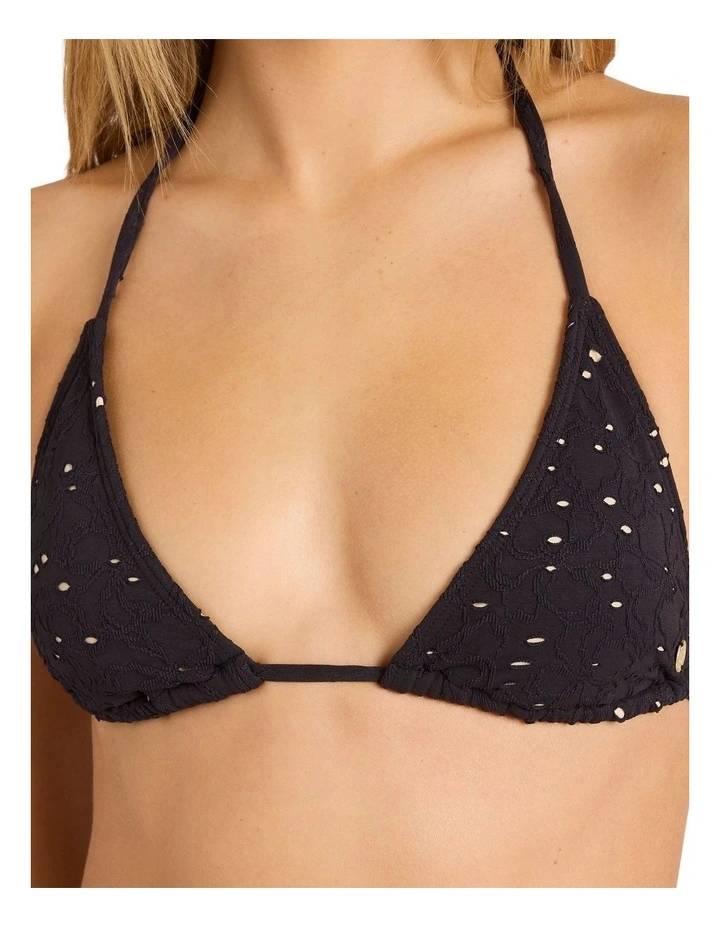 Eye On You Remi Tri Bikini Top in Black image 4
