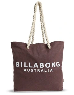 Society Beach Tote Bag in Espresso