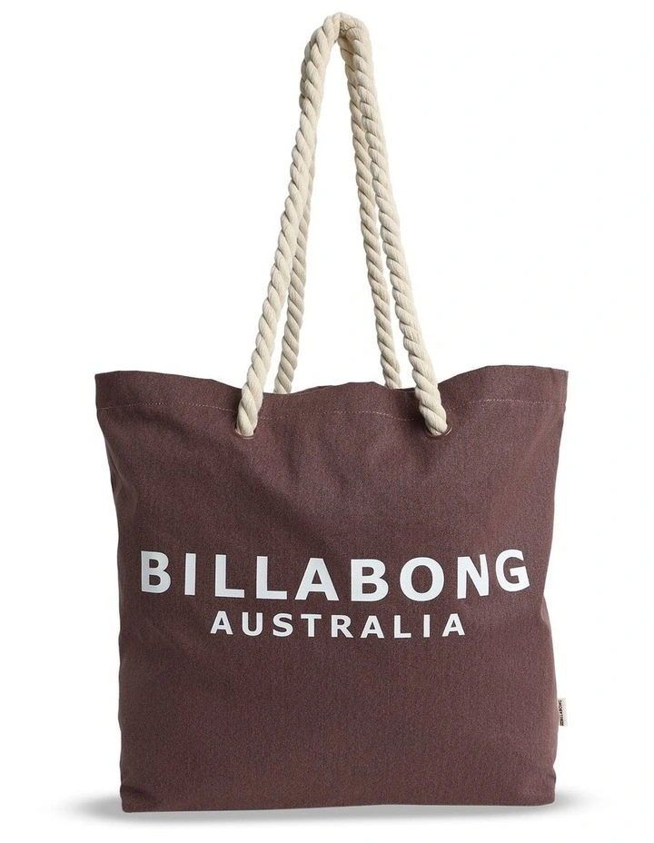 Society Beach Tote Bag in Espresso image 1