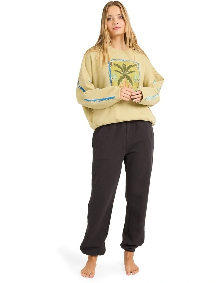 Wave Essentials Track Pants in Black image 1