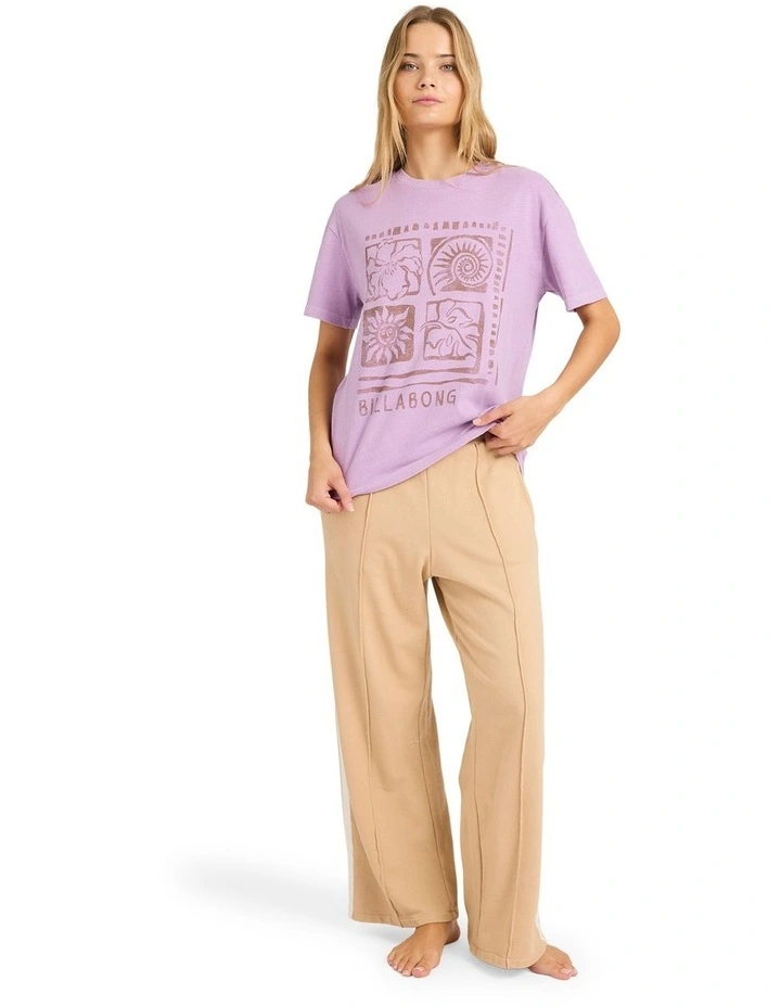 Off We Go Track Pants in Stone image 5