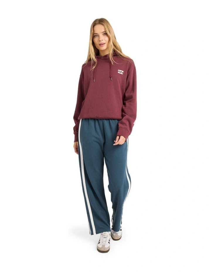 Easy Waves Pullover Hoodie in Red image 5