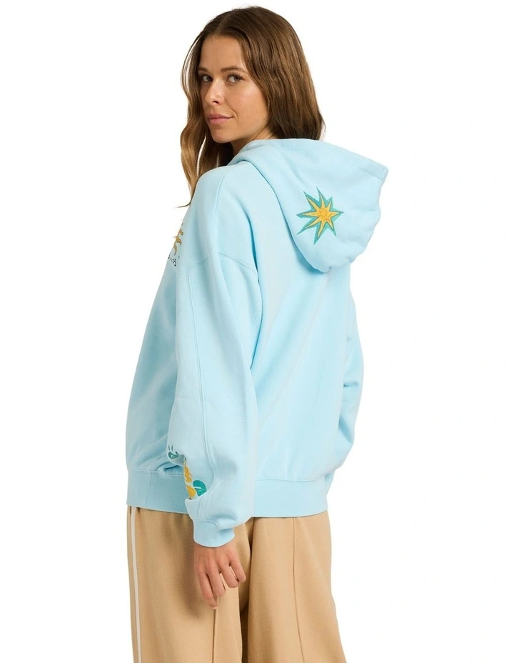 Sunset Rider Kendal Pullover Hoodie in Blue image 2