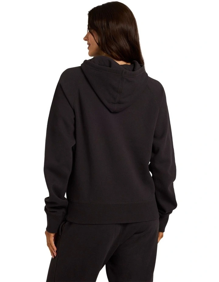Wave Essentials Pullover Hoodie in Black image 2