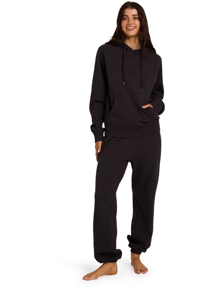 Wave Essentials Pullover Hoodie in Black image 5