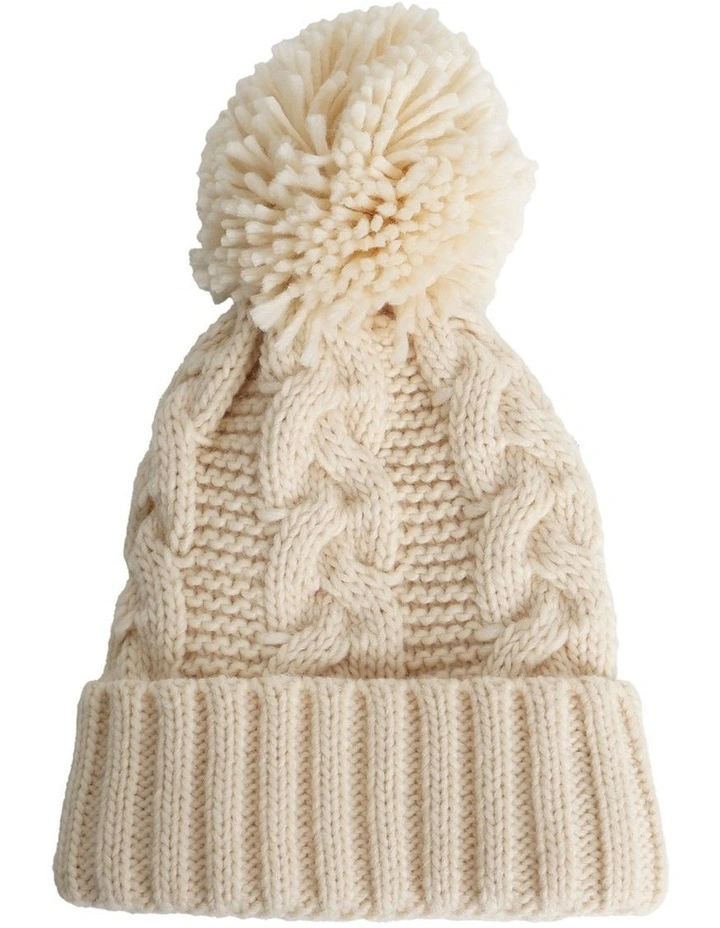 Cozy Up Beanie in White image 2