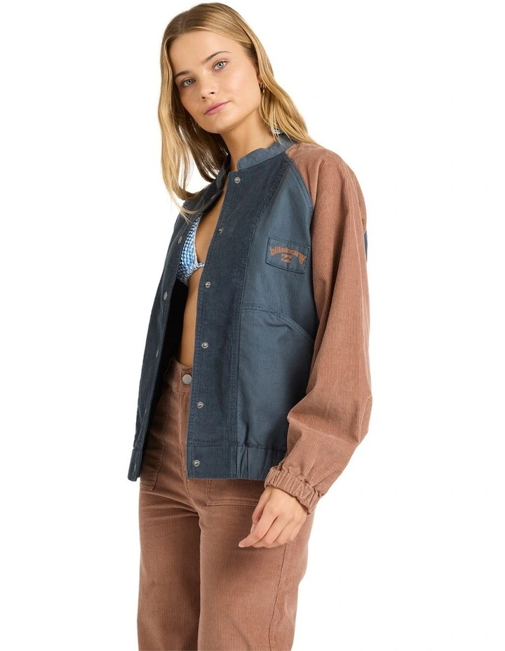 Og Real Bomber Jacket in Blue image 3