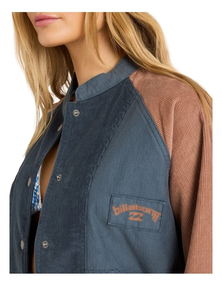 Og Real Bomber Jacket in Blue image 4