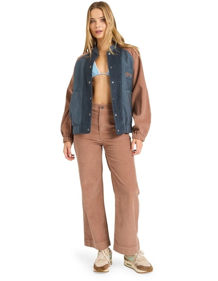 Og Real Bomber Jacket in Blue image 5