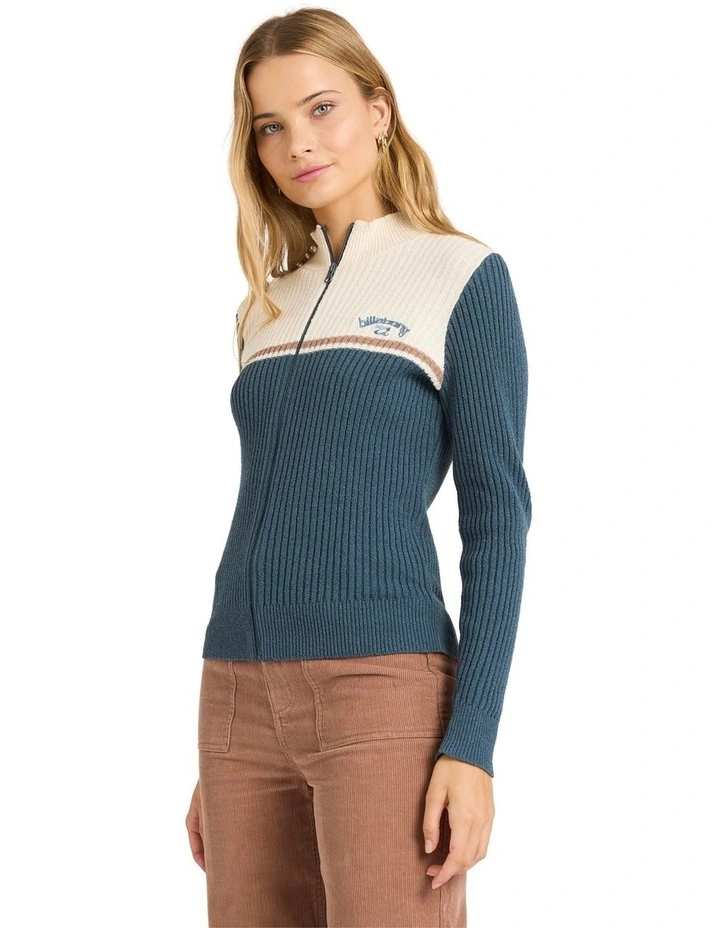 Real Since 73 Full Zip Jacket in Blue image 3