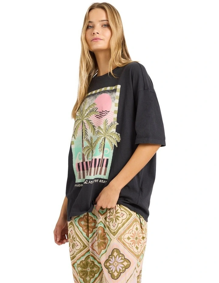 Feel It T-Shirt in Black Sands image 3