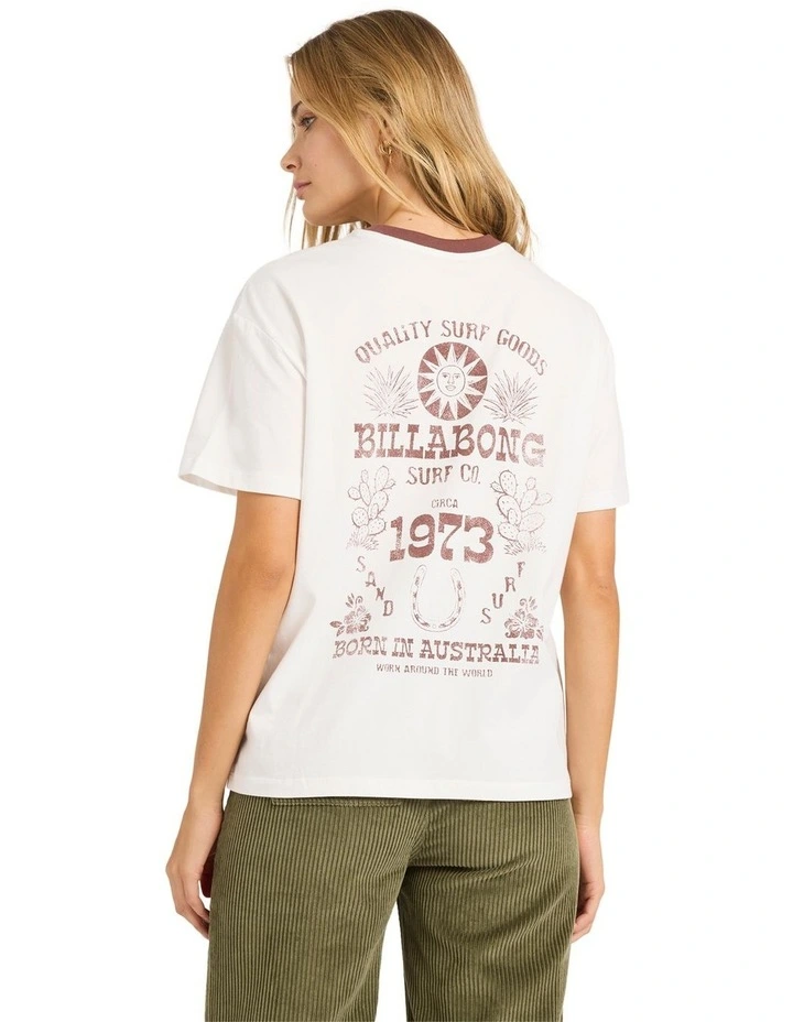 Sun Echoes T-Shirt in White image 2