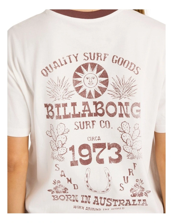 Sun Echoes T-Shirt in White image 4