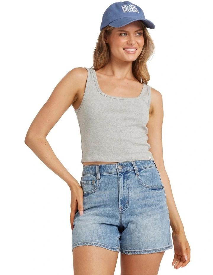 Goddess Knit Tank Top in Grey image 1