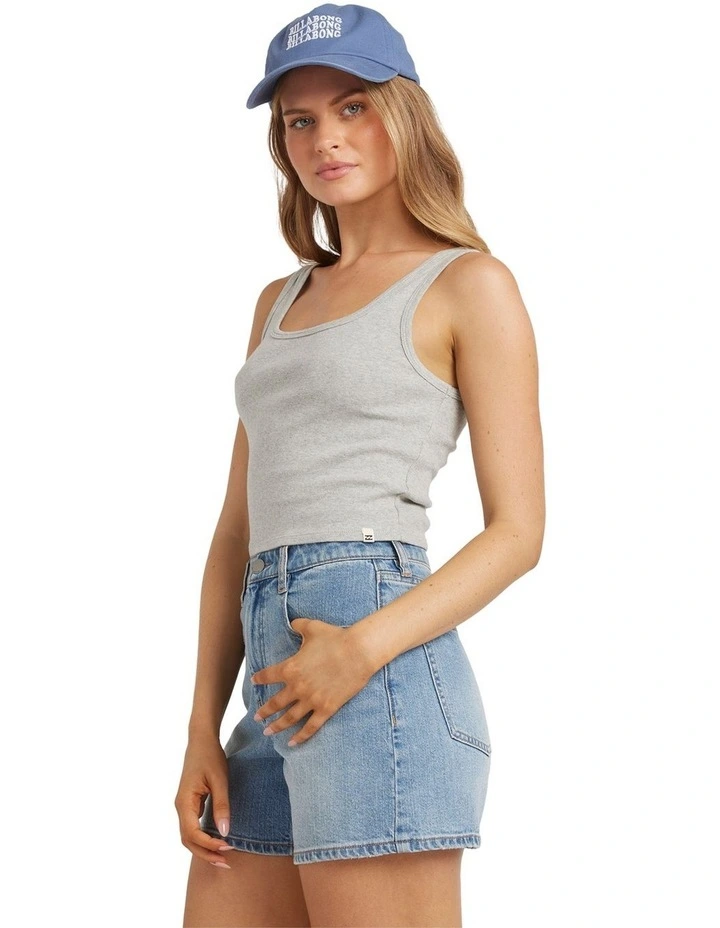Goddess Knit Tank Top in Grey image 3