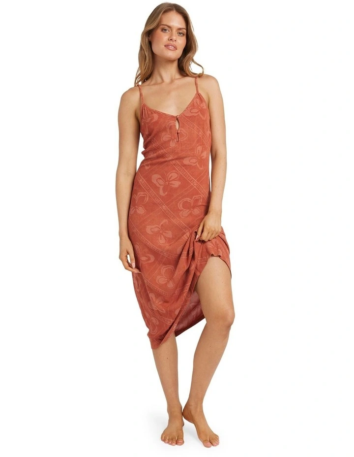 Soul Mate  Midi Dress in Orange image 5