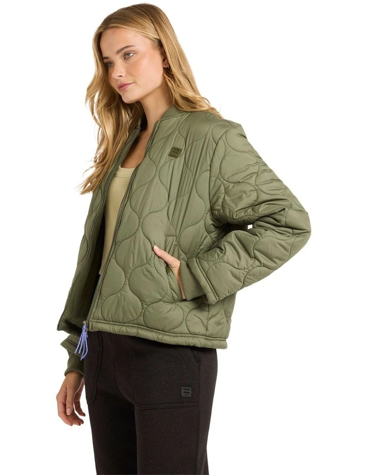 Cuesta Bomber Jacket in Green image 3