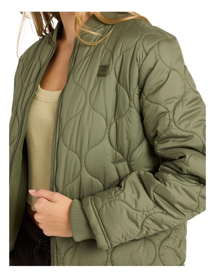 Cuesta Bomber Jacket in Green image 4
