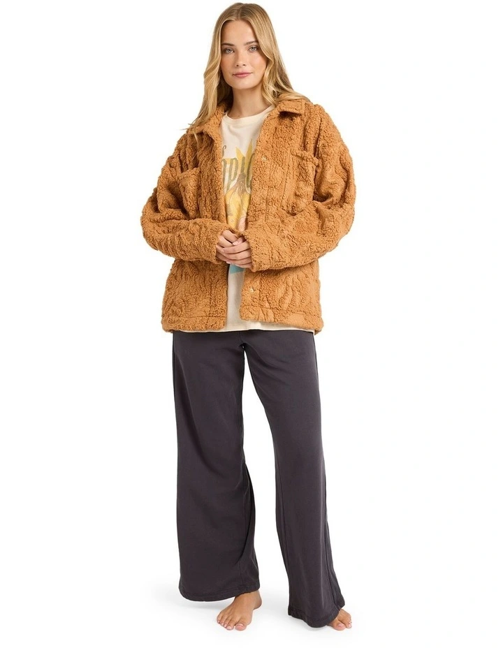 Sundown Sherpa Jacket in Brown image 5