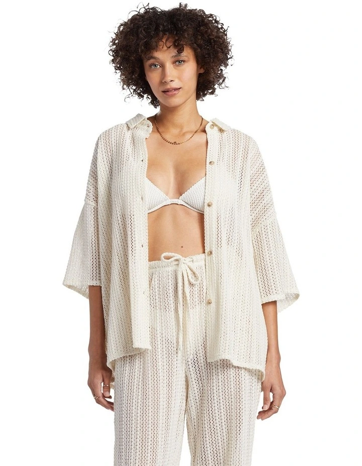 Largo Short Sleeve Shirt in White image 1