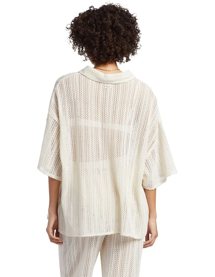 Largo Short Sleeve Shirt in White image 2