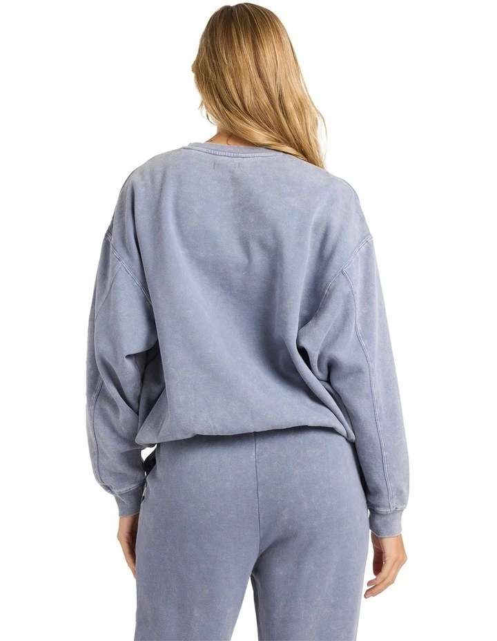 Saltwashed Kend Crew Neck In Blue image 2