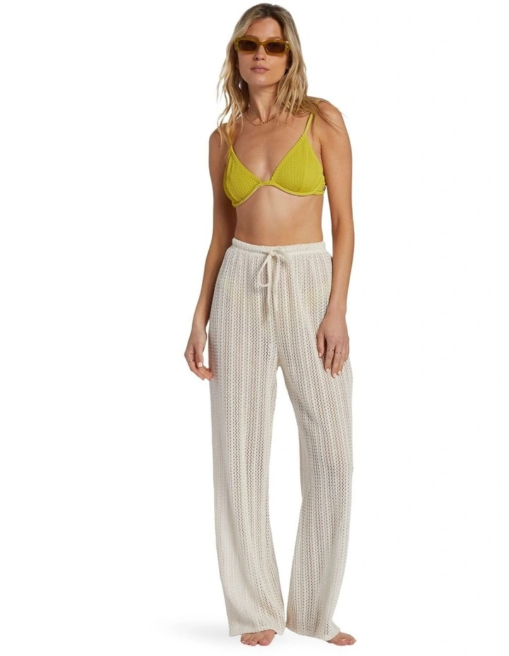 Tropic Beach Cover-up Pants in White image 5